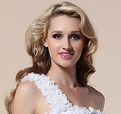 ASHLEIGH - Cocktailjurk van Satijn
