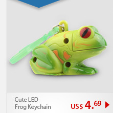 Cute LED Frog Keychain