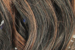 Capless Medium Curly Black 100% Human Hair Wig Full Bang