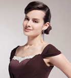 FLOR MARIA - Kleid für die Brautmutter aus Satin