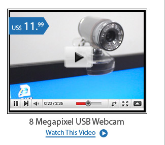 Megapixel USB Webcam