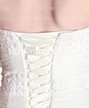 AILSA - Abito da Sposa in Raso e Pizzo