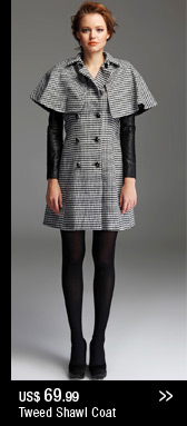 Tweed Shawl Coat