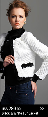 Black&White Fur Jacket