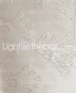  Trumpet/ Mermaid Halter Sweep/ Brush Train Lace Wedding Dress