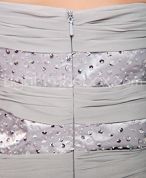 AZALIA - Kleid für Cocktailparty aus Chiffon und Satin