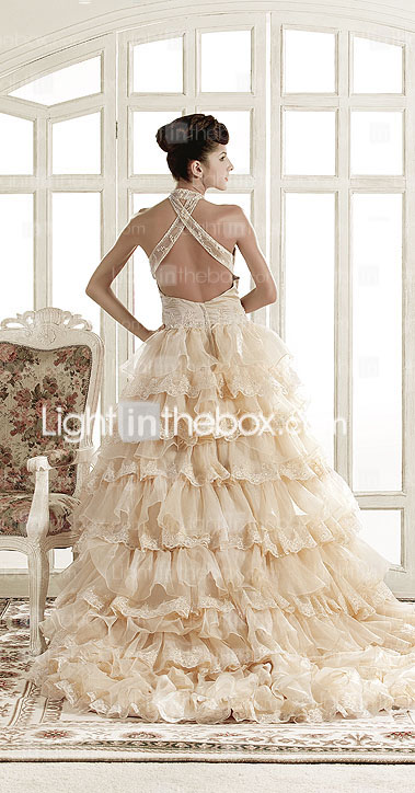 OLYMPE - Abito da Sposa in Organza