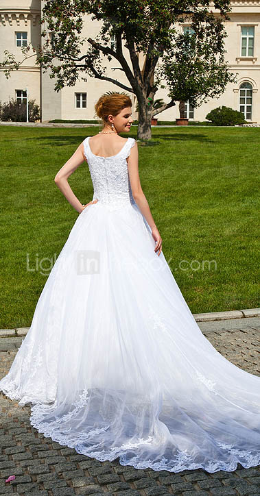 IMEYNA - Vestido de Noiva em Organza e Cetim