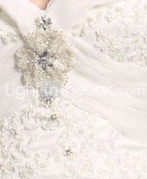 CHANTAL - Kleid für die Braut aus Organza und Satin