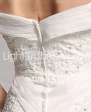 CHANTAL - Kleid für die Braut aus Organza und Satin