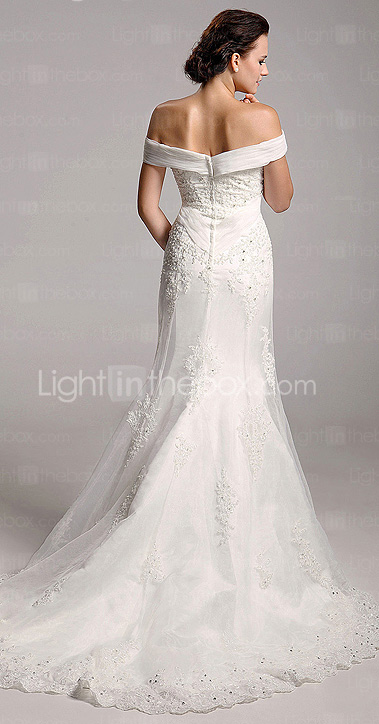 CHANTAL - Kleid für die Braut aus Organza und Satin