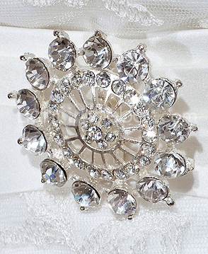 A-line V-neck Cathedral Train Lace Taffeta Wedding Dress 