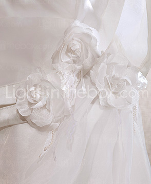 PEYTON - Abito da Sposa in Organza e Raso