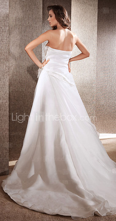 PEYTON - Abito da Sposa in Organza e Raso