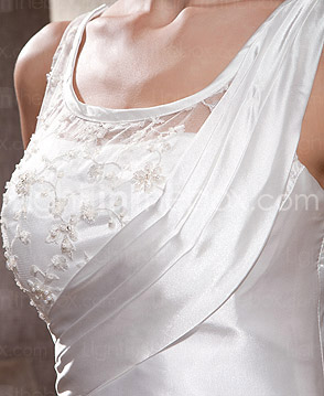 GERDA - Kleid für die Braut aus Elastisch gewebte Seide