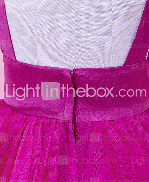 Fabulous Ball Gown Tull Over Satin Flower Girl Dress