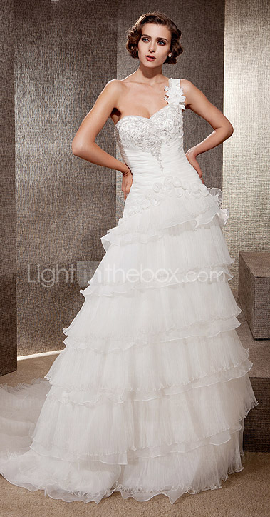 GERTRUDIS - Kleid für die Braut aus Organza