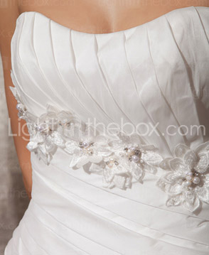Luxury Taffeta Drape Down With Tiered Skirt Gown