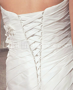 Luxury Taffeta Drape Down With Tiered Skirt Gown