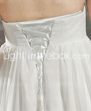 Empire Halter Floor-length Chiffon Satin Maternity Wedding Dress