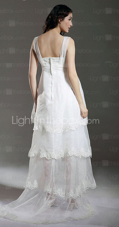 CYZARINE - Robe de Mariée Organza Satin