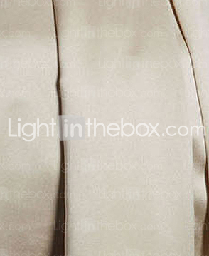 Sheath / Column Empire V-neck Floor-length Satin Maternity Wedding Dress