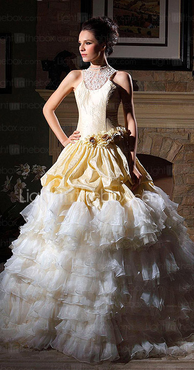 NADRA - Abito da Sposa in Organza e Taffetà