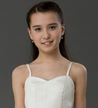 Trumpet/Mermaid Sweetheart Floor-length Satin Junior Bridesmaid Dress 