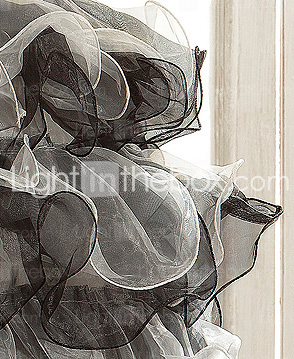 Gorgeous A-line One Shoulder Court Train Organza Wedding Dress 