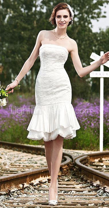 BÉBHIONN - Abito da Sposa in Raso e Pizzo