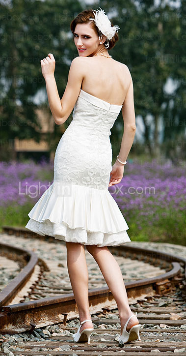 BÉBHIONN - Abito da Sposa in Raso e Pizzo