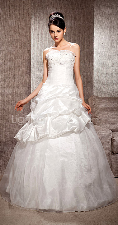 ROTRAUD - Vestido de Noiva em Organza e Tafetá