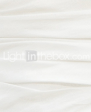 A-line One Shoulder Short/ Mini Taffeta Wedding Dress