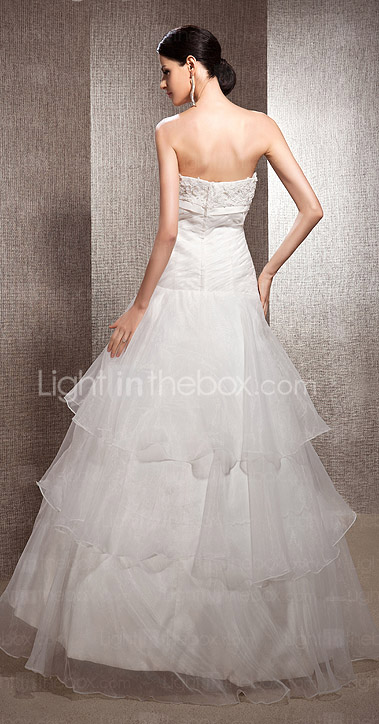 GRACIE - Kleid für die Braut aus Organza und Satin