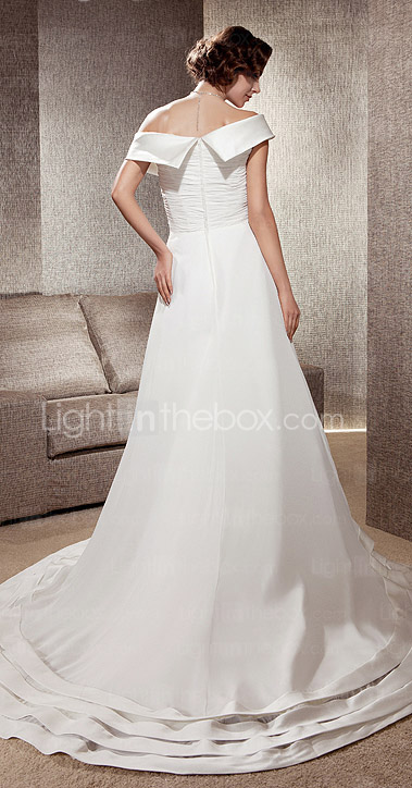 GERMANA - Abito da Sposa in Chiffon e Raso