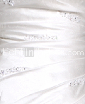 Ball Gown Sweetheart Chapel Train Taffeta Wedding Dress