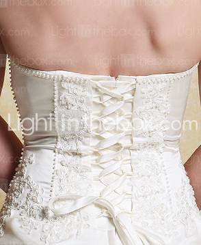 ORLANTHA - Kleid für die Braut aus Satin