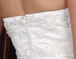 VIDA - kjole til Bryllupskjole i Organza og Satin