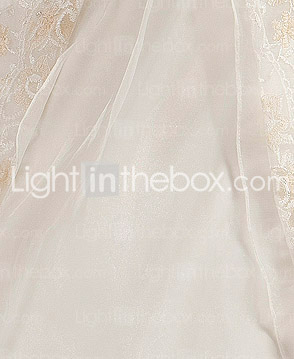 A-line Sweetheart Chapel Train Satin Wedding Dress 