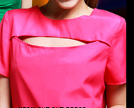 Neon Cut Out Dress