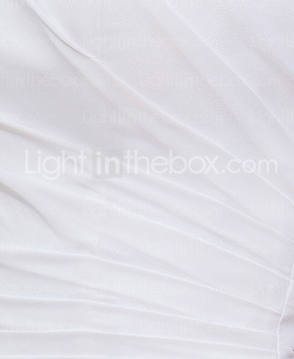 Sheath/ Column Halter Court Train Chiffon Wedding Dress