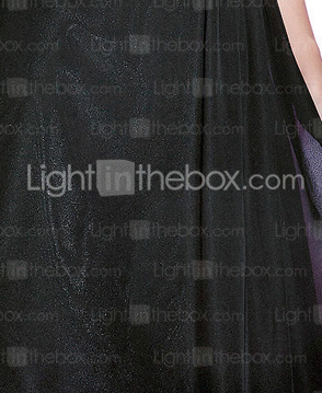 A-line V-neck Knee-length Chiffon Cocktail Dress