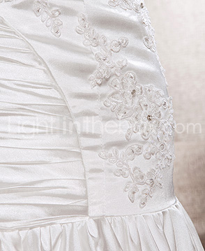 TORI - Abito da Sposa in Raso e Pizzo