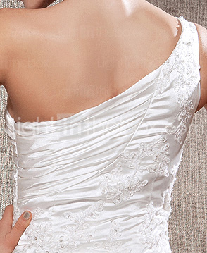 TORI - Abito da Sposa in Raso e Pizzo