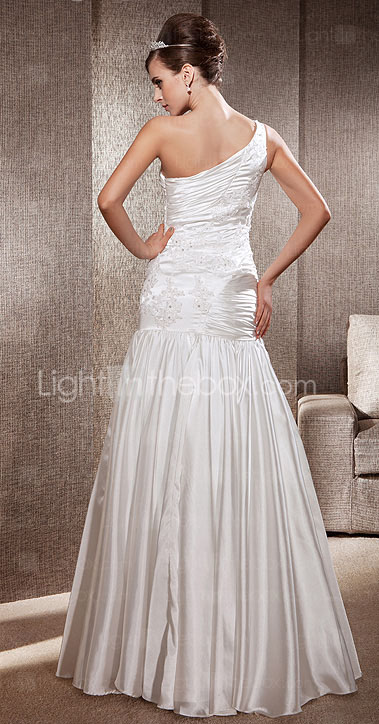 TORI - Abito da Sposa in Raso e Pizzo