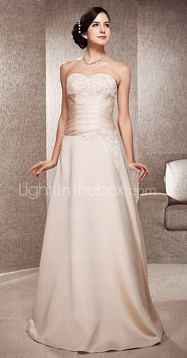 BERTA - Kleid für die Braut aus Satin und Spitze