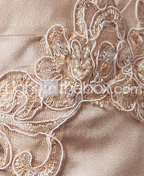 BERTA - Kleid für die Braut aus Satin und Spitze