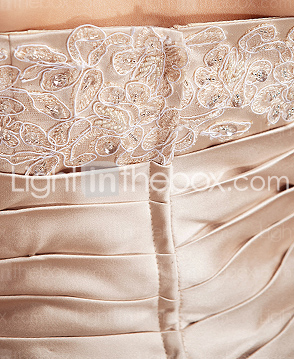 BERTA - Kleid für die Braut aus Satin und Spitze
