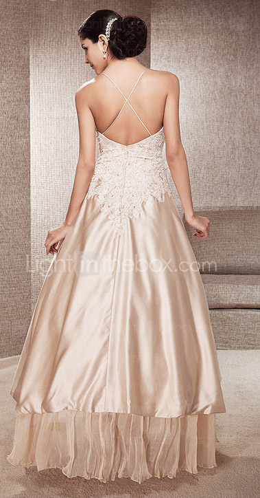 SKYE - Vestido de Novia de Satén y Encaje