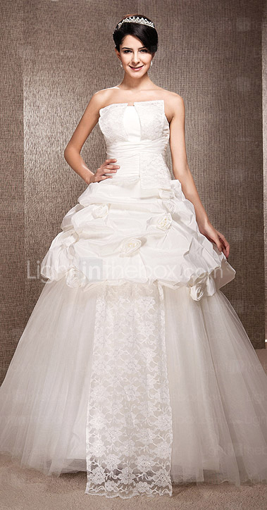 HOLPURGA - Abito da Sposa in Taffetà e Tulle